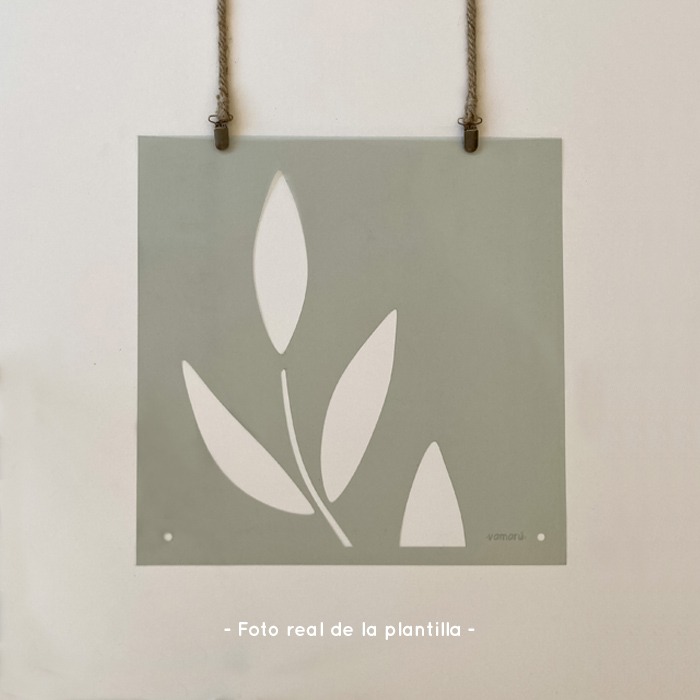 Plantillas para pintar, Vamarú Stencils, Colección Armonía 25cm y 48cm,  5und - Vamarú Stencils