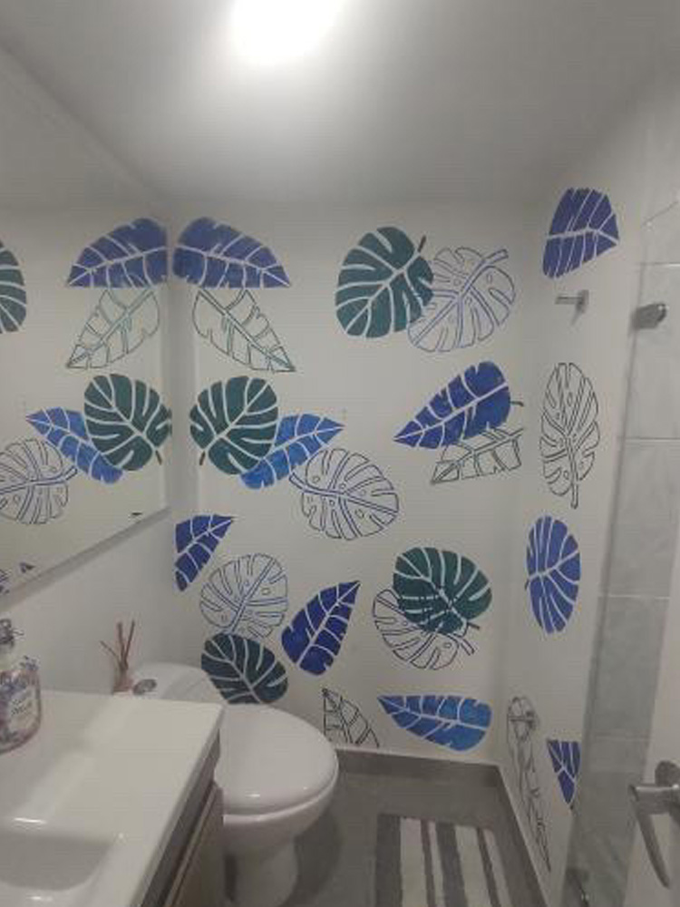 Mural de Aleja colección Monstera