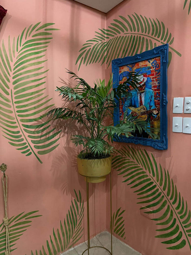 Mural de Astrid colección Hoja de Palma