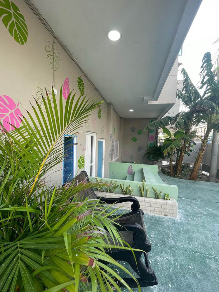 Mural de Emil colección Monstera