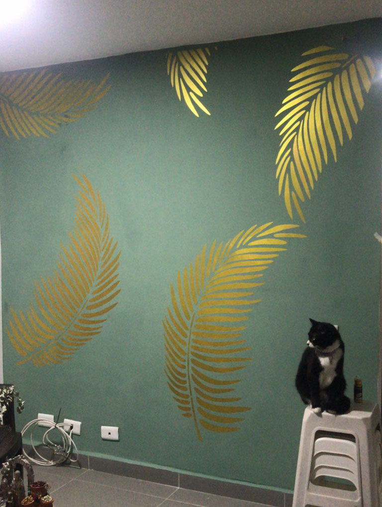 Mural de Isabel colección Hoja de Palma