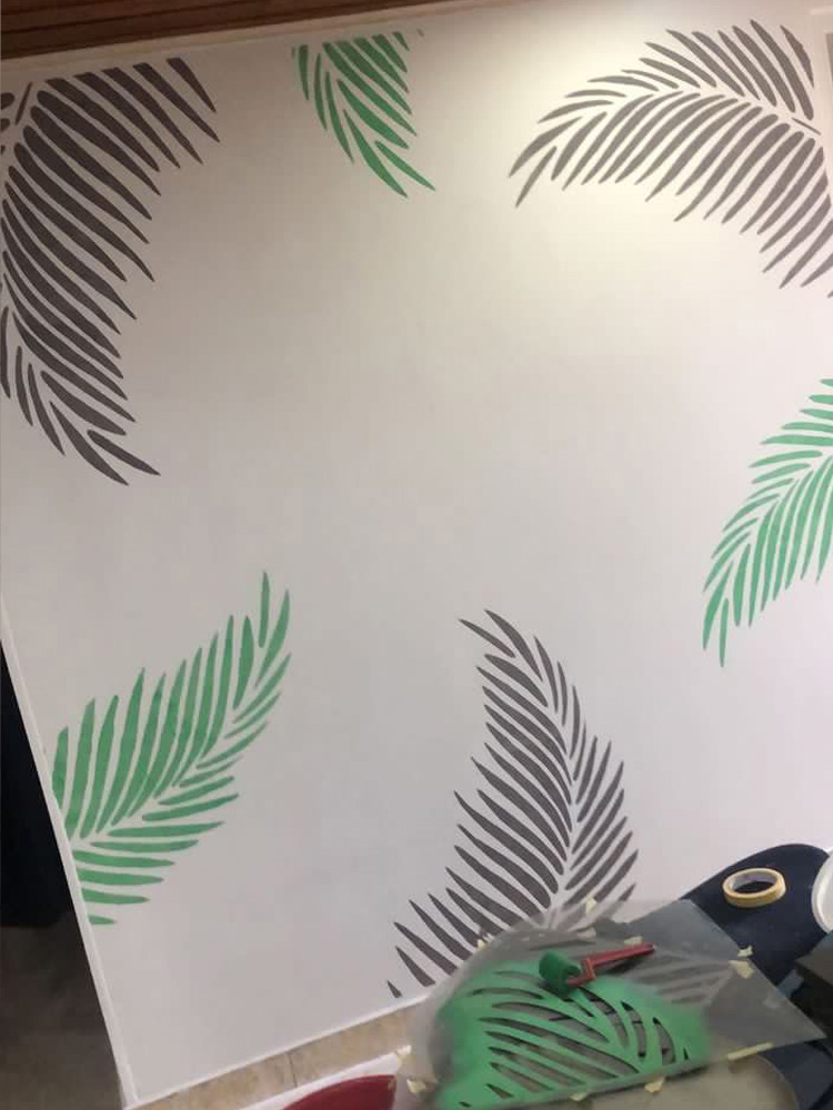 Mural de Jennifer colección Hoja de Palma