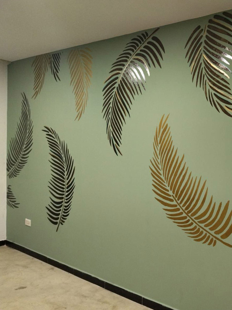 Mural de Jennifer colección Hoja de Palma