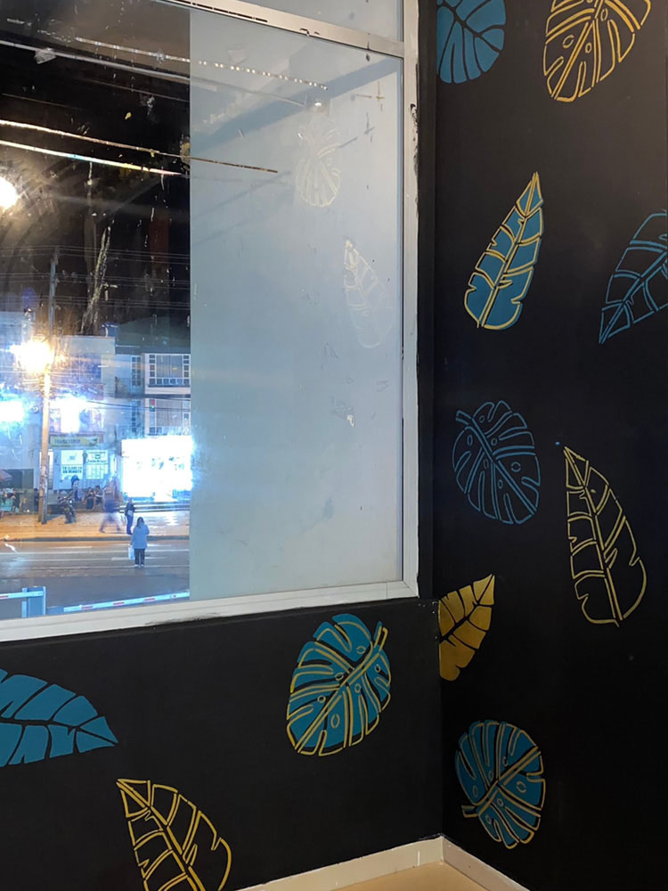 Mural de Jhon colección Monstera