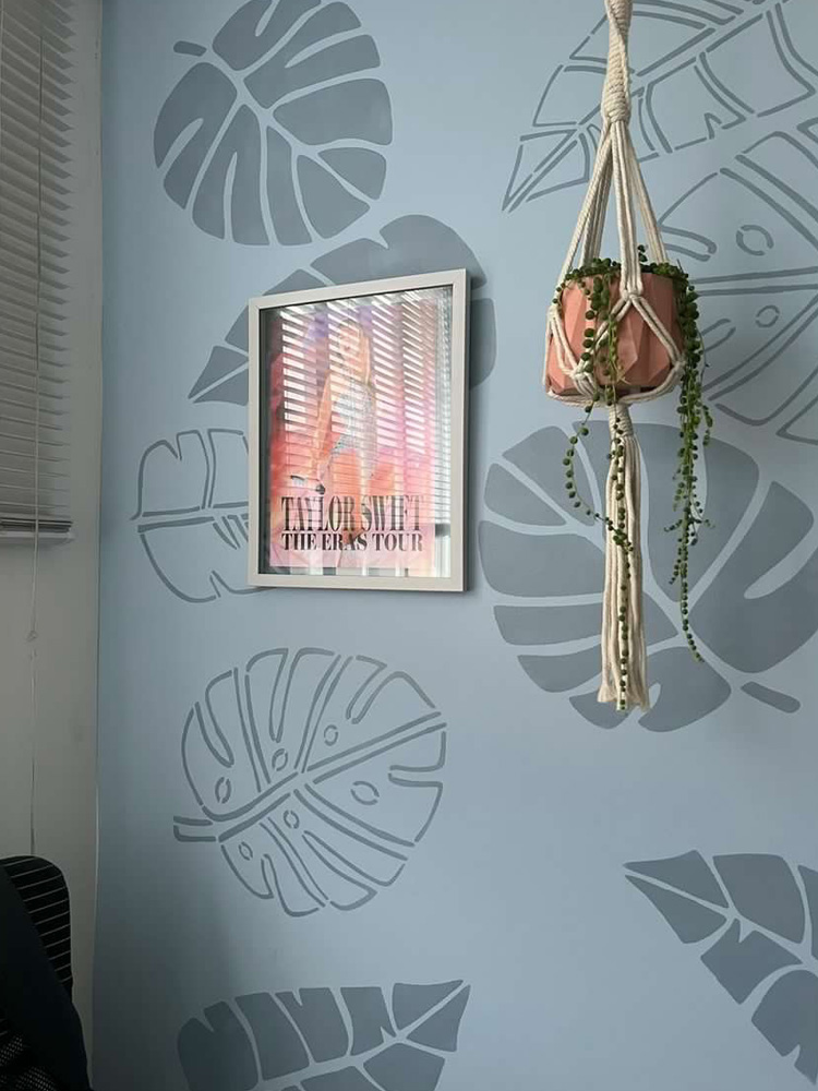 Mural de Juanita colección Monstera