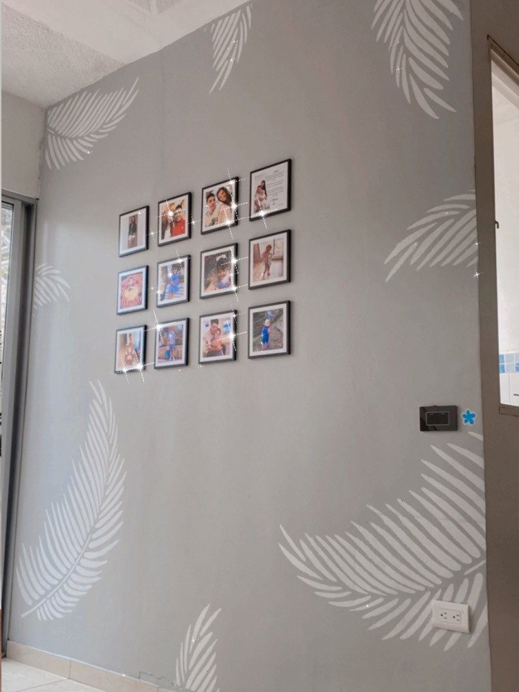 Mural de Karina colección Hoja de Palma