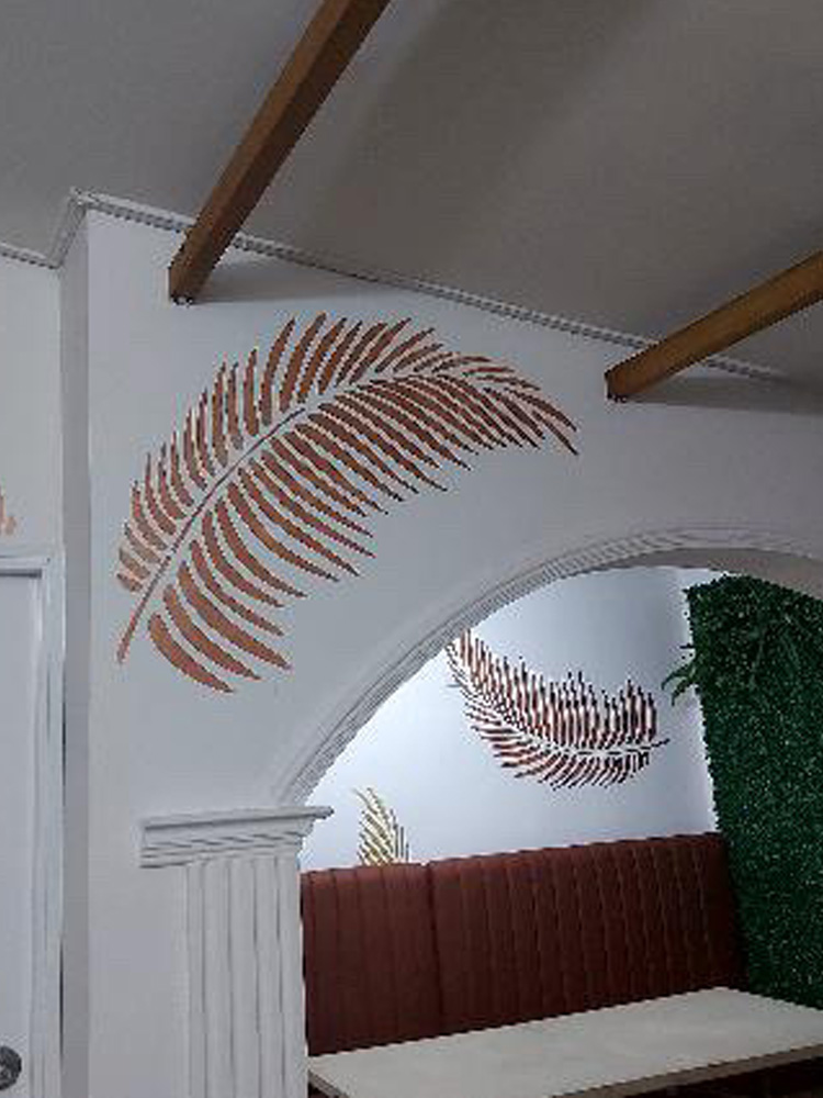 Mural de Mayerli colección Hoja de Palma