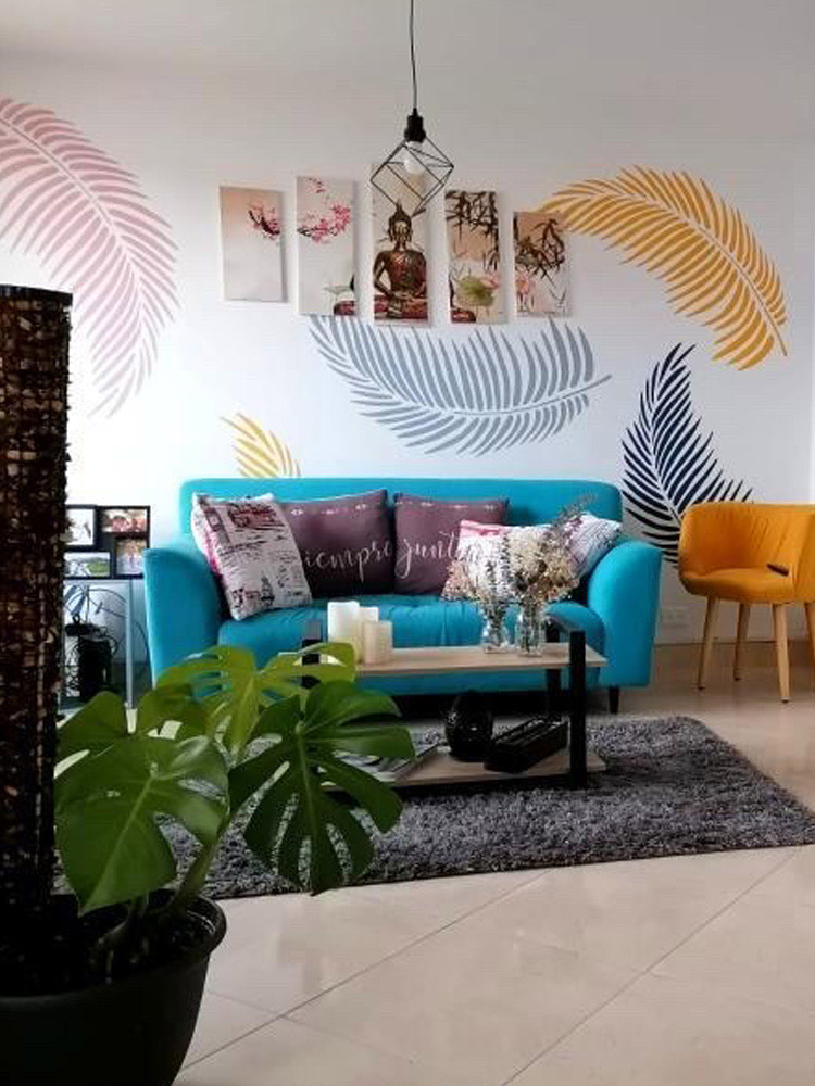 Mural de Paola colección Hoja de Palma