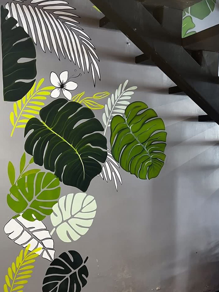 Mural de Slof colección Monstera