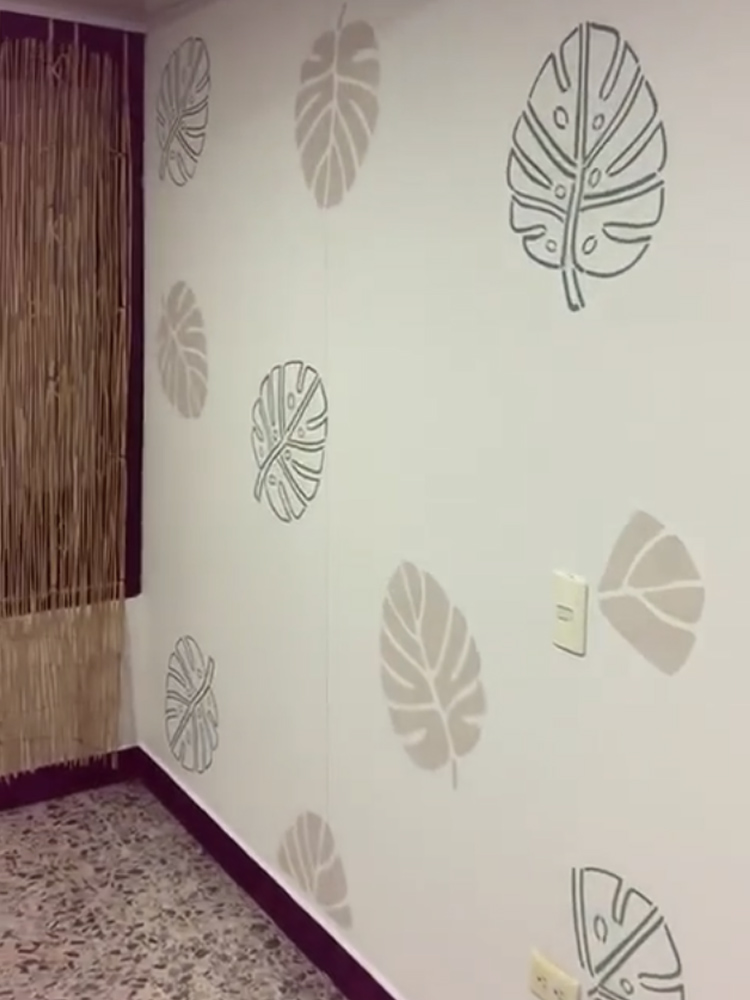 Mural de Tania colección Monstera