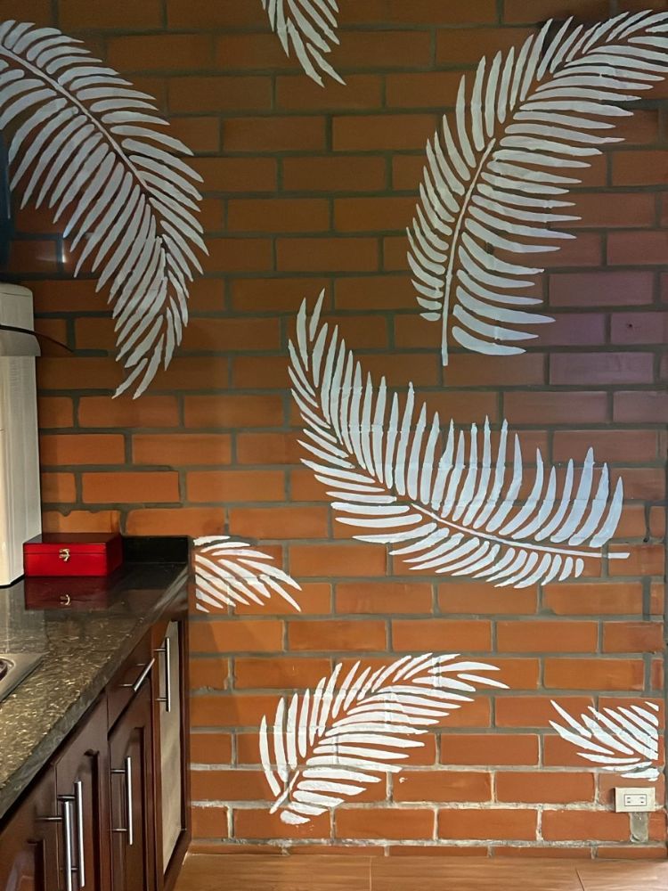 Mural de Jorge colección Hoja de Palma